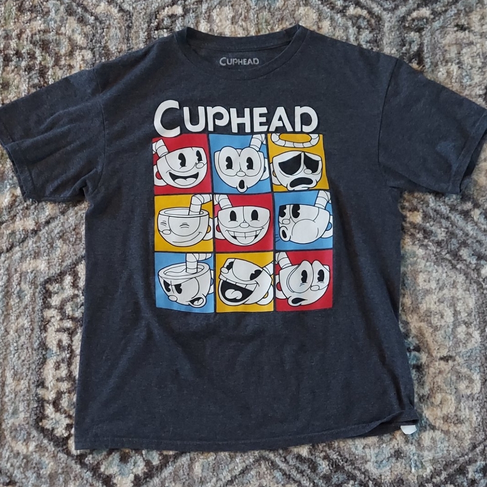 ☕Cuphead t-shirt 🍋